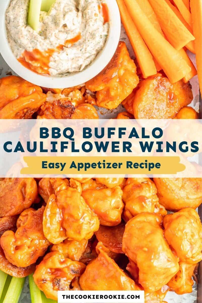 buffalo cauliflower wings pinterest