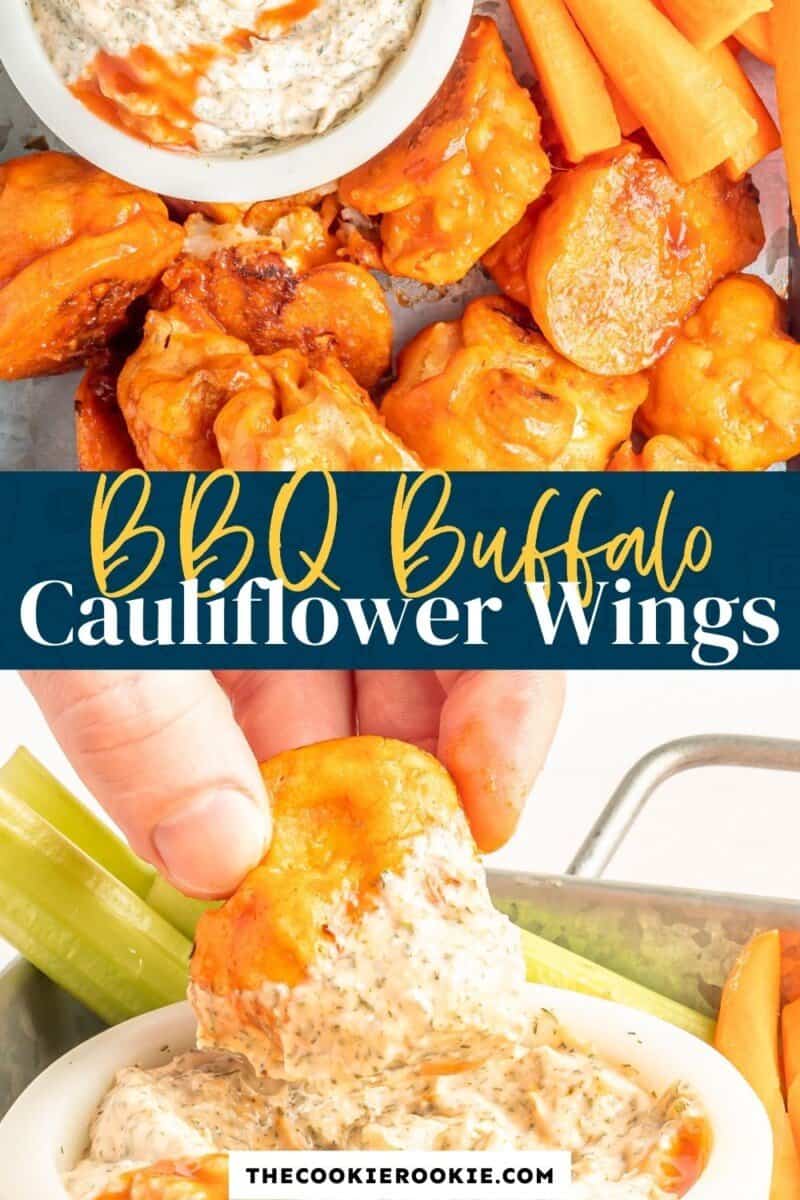 buffalo cauliflower wings pinterest