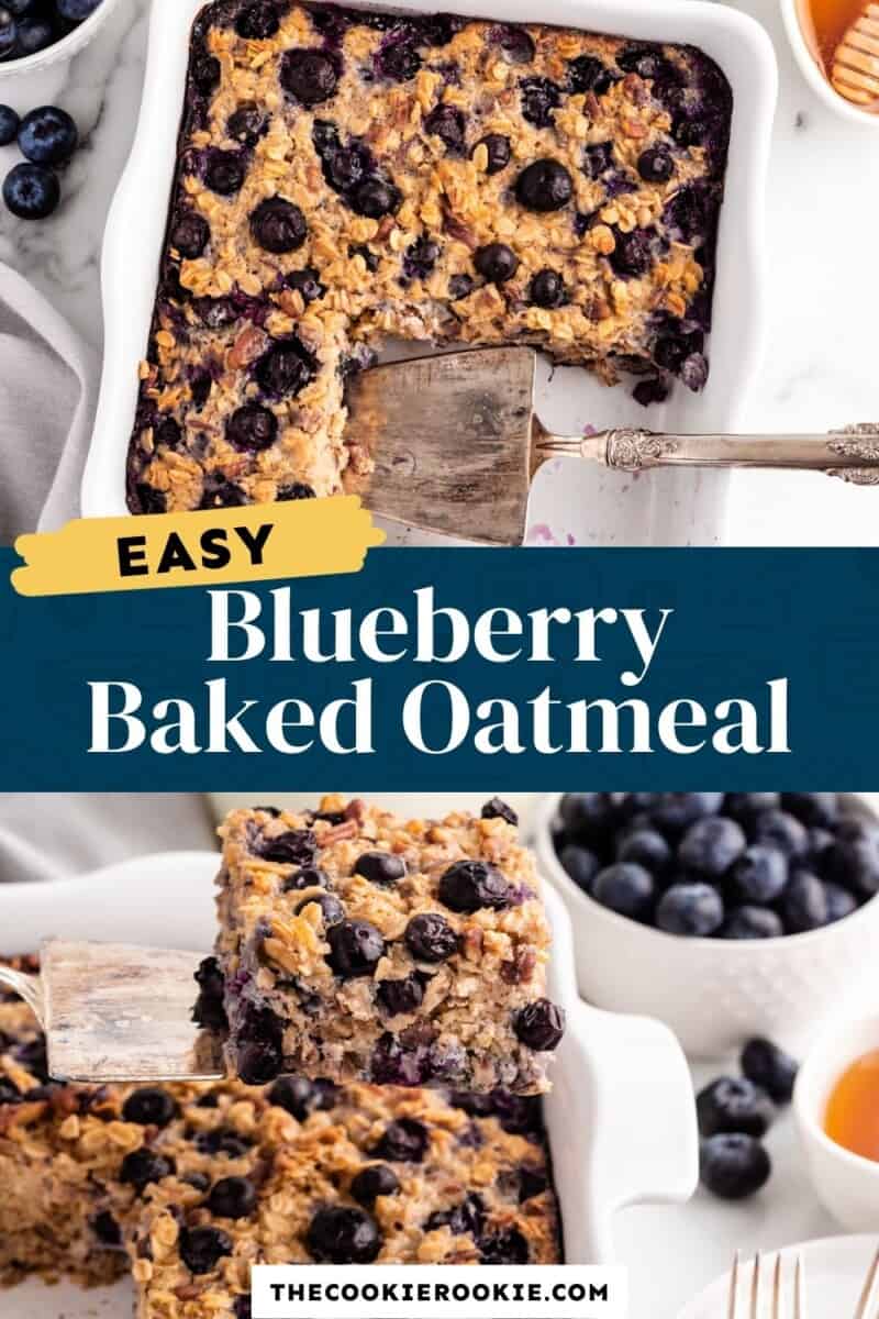 blueberry baked oatmeal pinterest