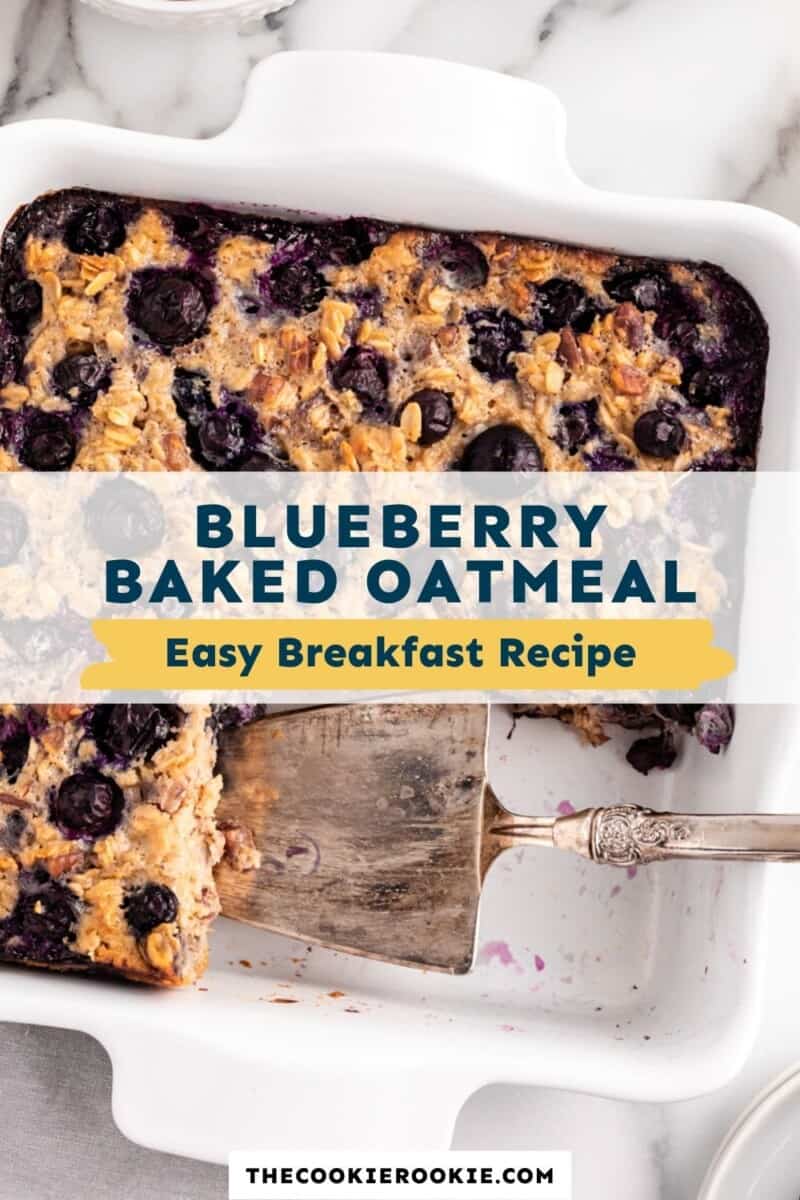 blueberry baked oatmeal pinterest