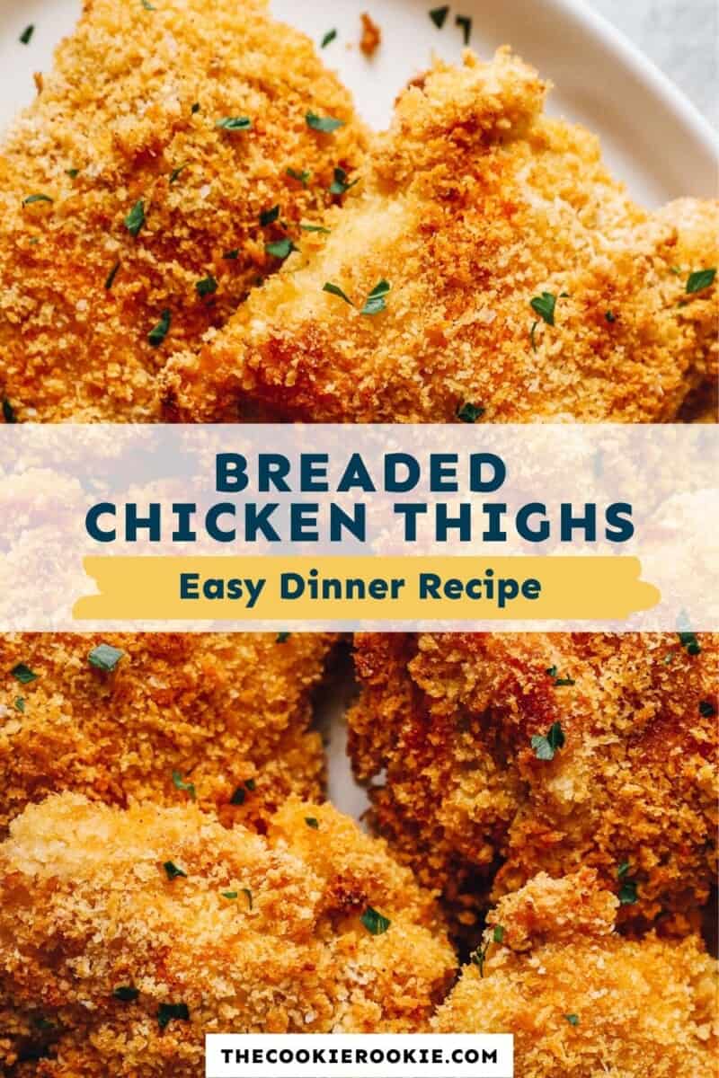 crispy baked chicken thighs pinterest