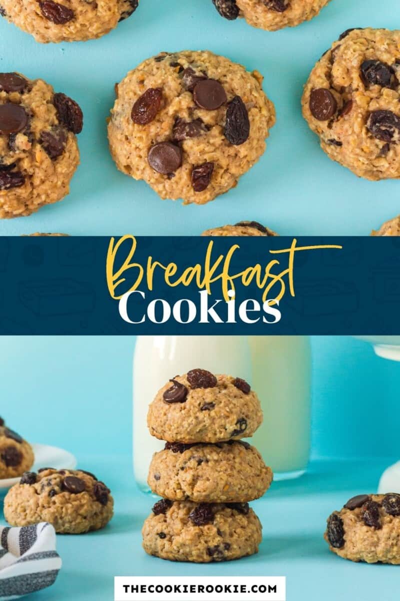 chocolate chip breakfast cookies pinterest