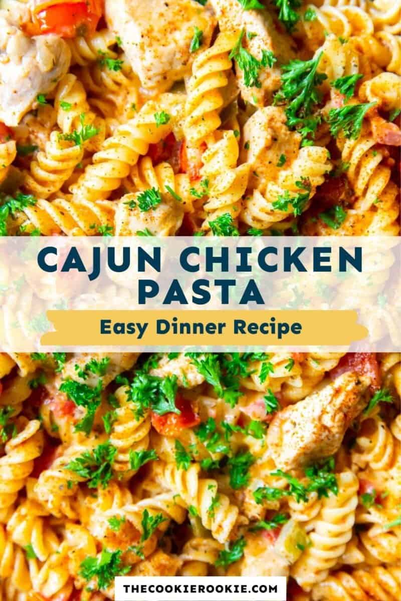 cajun chicken pasta pinterest