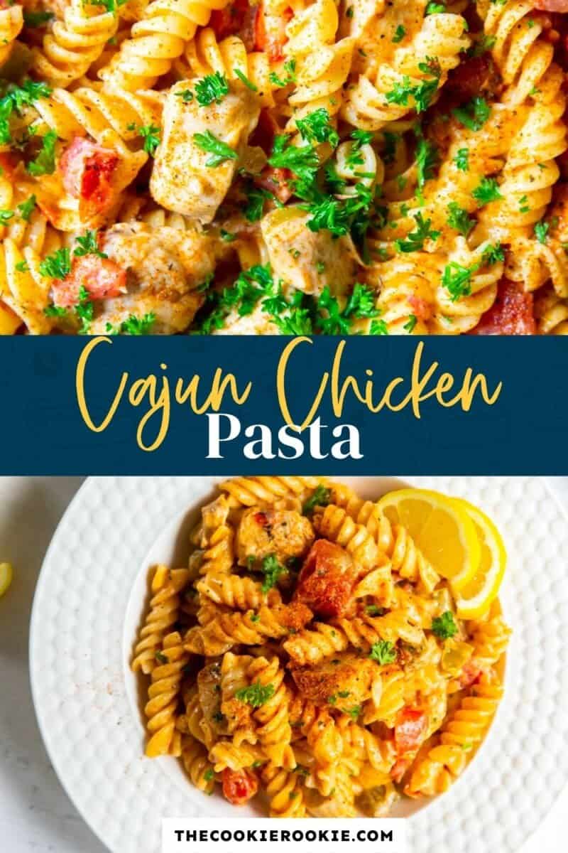 cajun chicken pasta pinterest