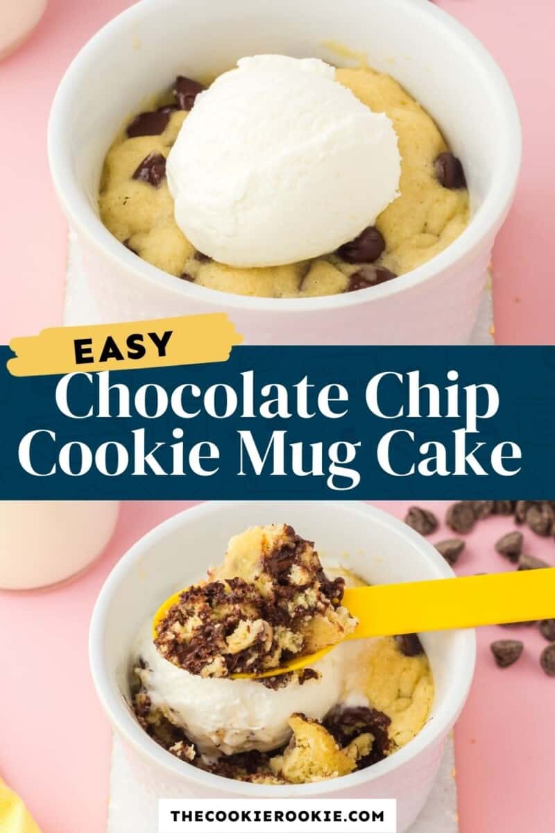 chocolate chip mug cookie pinterest