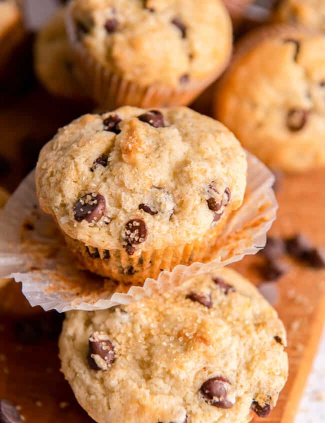 chocolate chip muffins