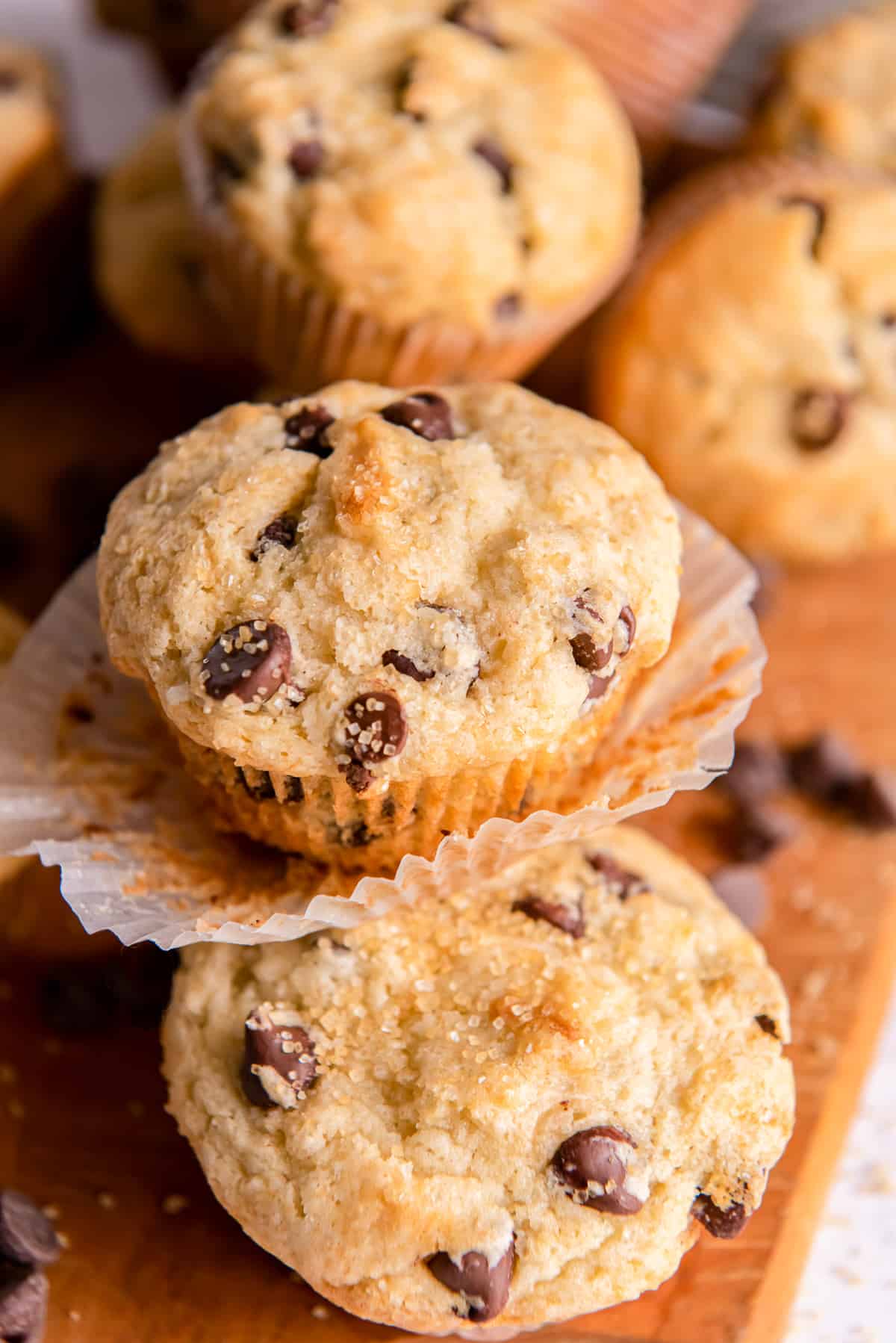 chocolate chip muffins