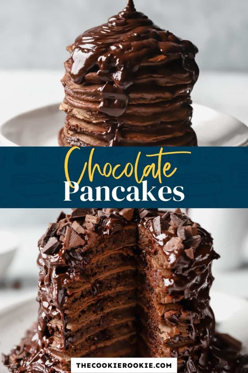 chocolate pancakes pinterest