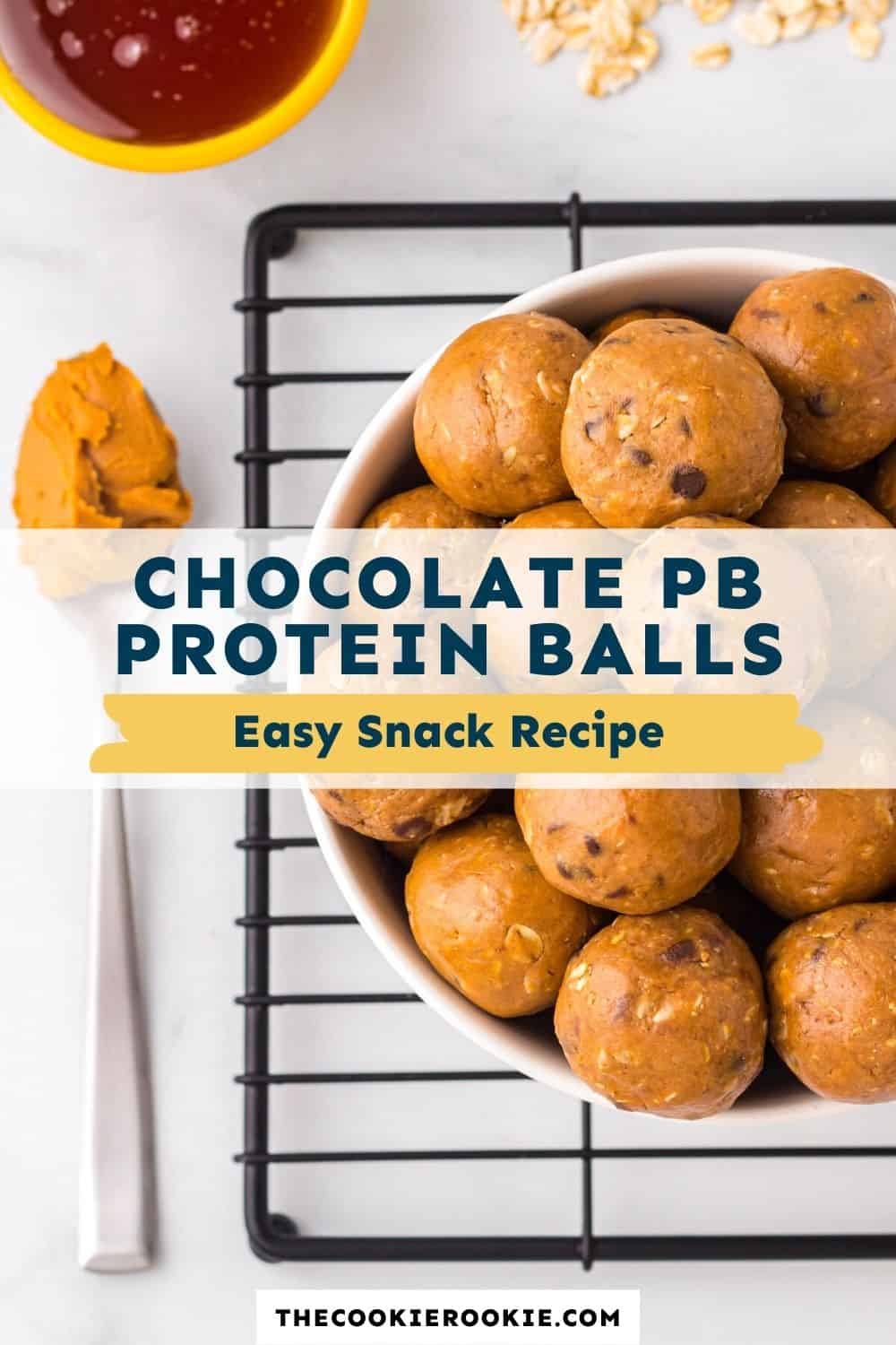 Chocolate Peanut Butter Protein Balls » MENGHADIRKAN