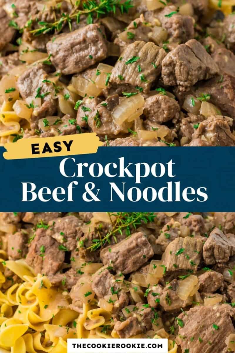 crockpot beef and noodles pinterest