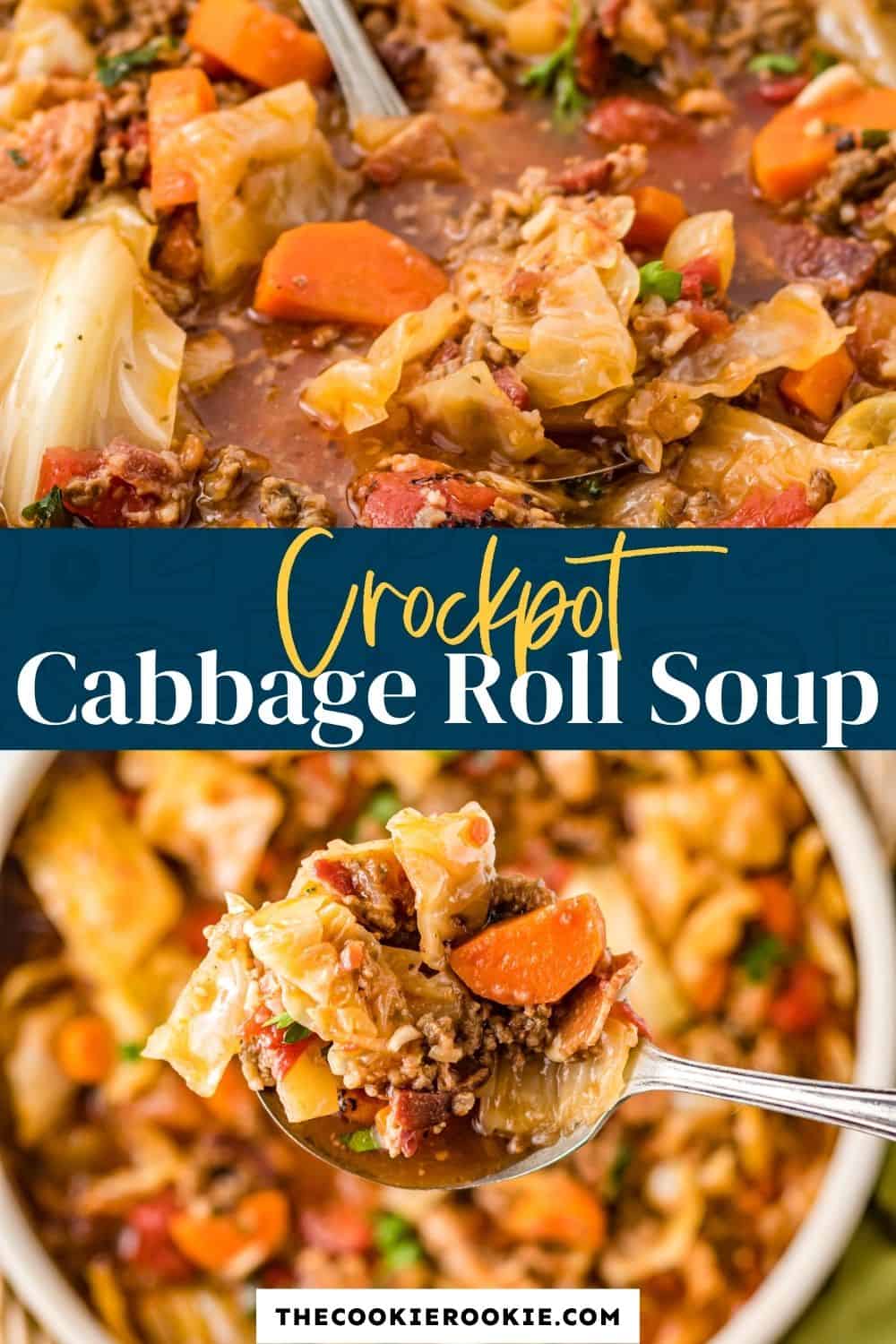 Crockpot Cabbage Roll Soup - The Cookie Rookie®