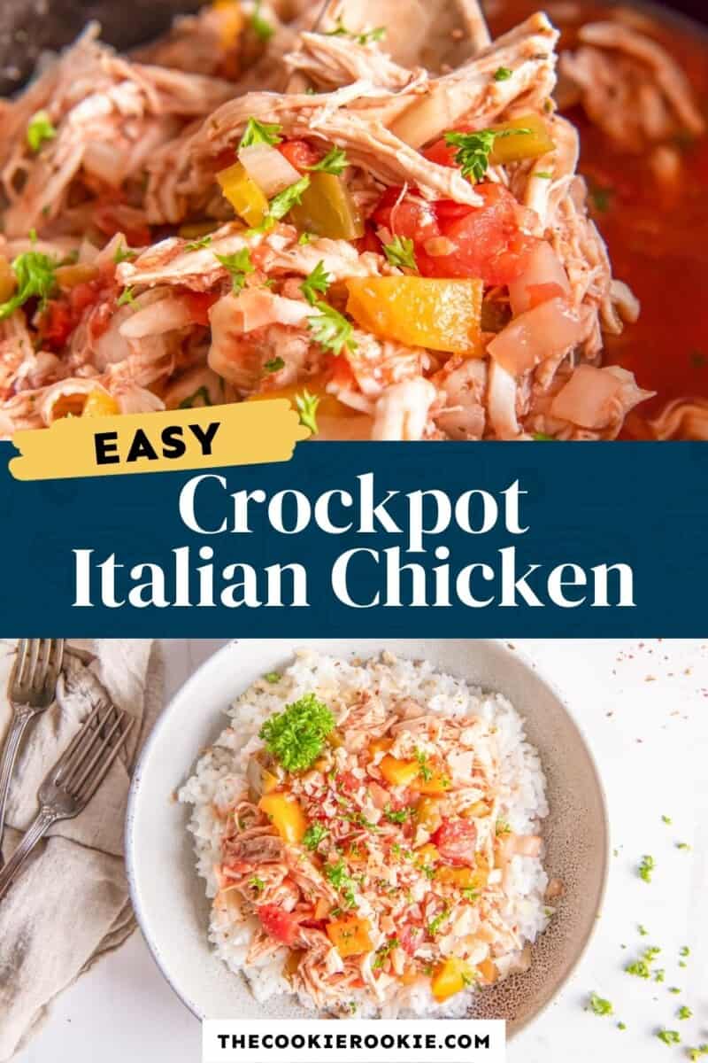 crockpot italian chicken pinterest