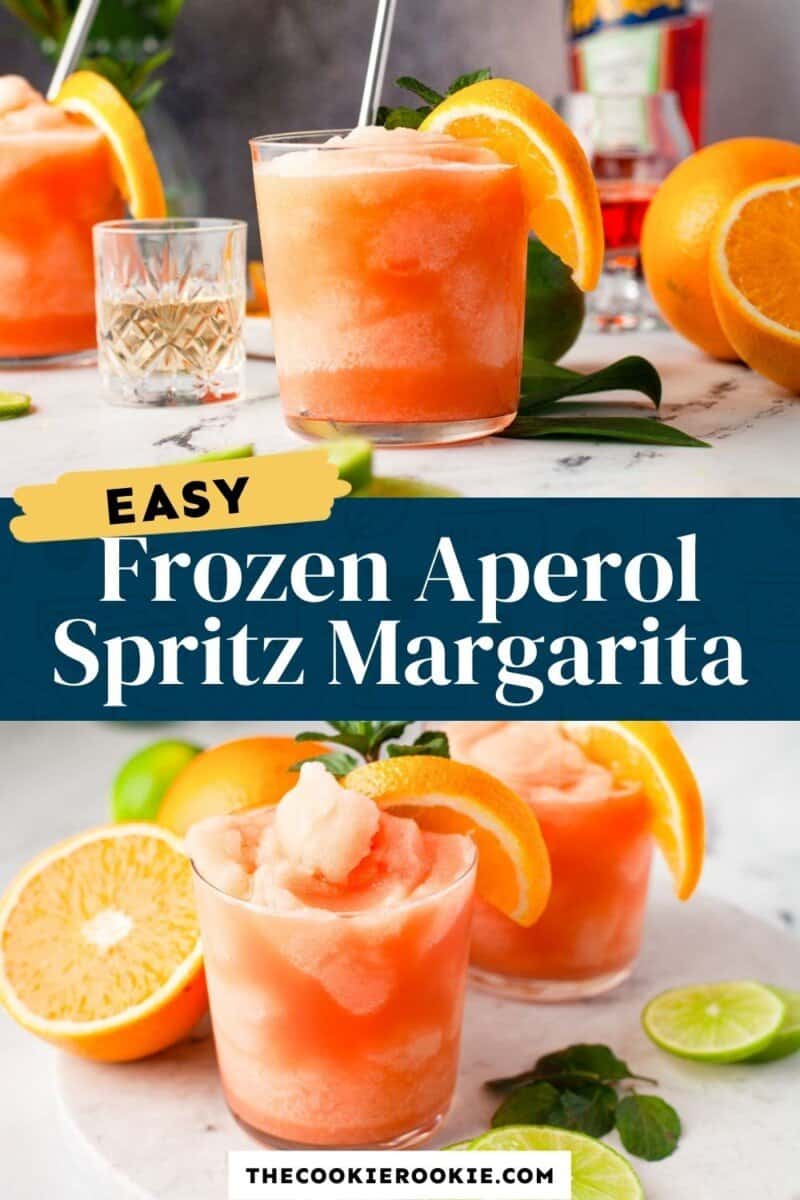 frozen Aperol margaritas pinterest