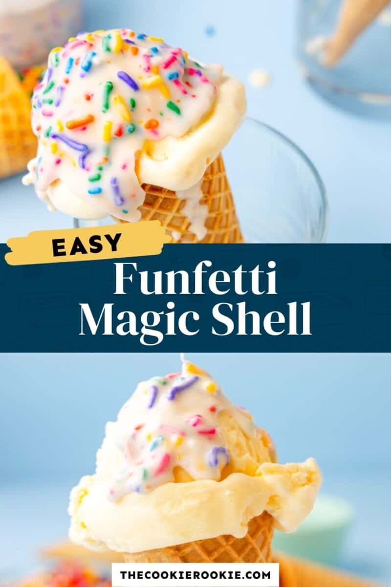 funfetti magic shell pinterest