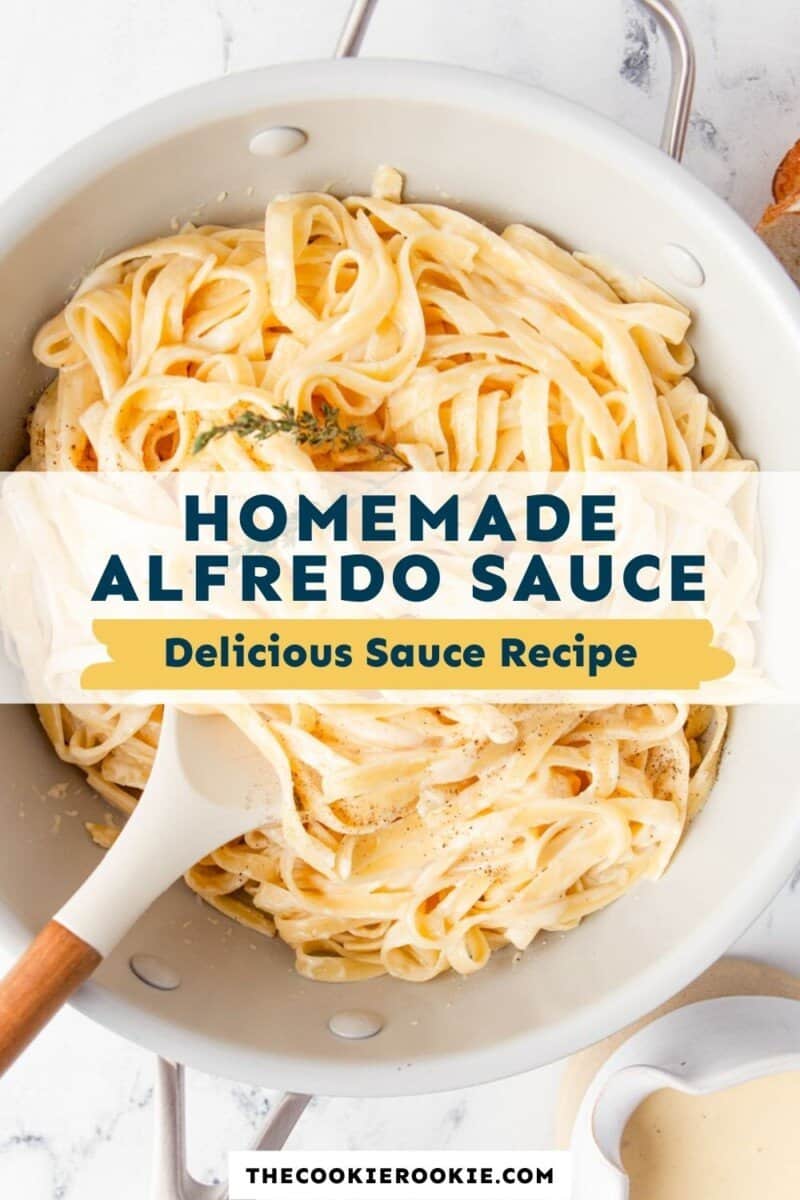 Homemade Alfredo Sauce The Cookie Rookie®