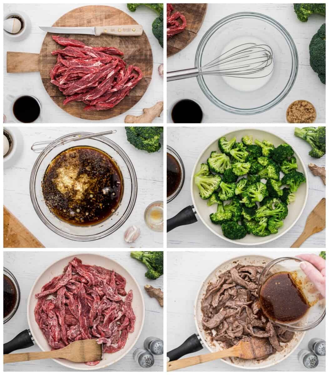 step by step photos for how to make beef and broccoli