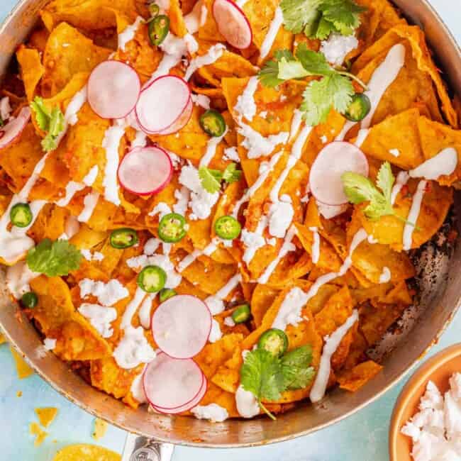 Featured easy chilaquiles
