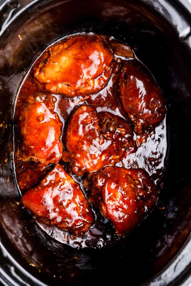 Crock Pot Honey Garlic Chicken - The Cookie Rookie®