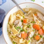 featured crockpot chicken noodle soup.