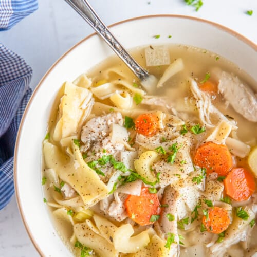 Crockpot Chicken Noodle Soup Recipe - The Cookie Rookie®