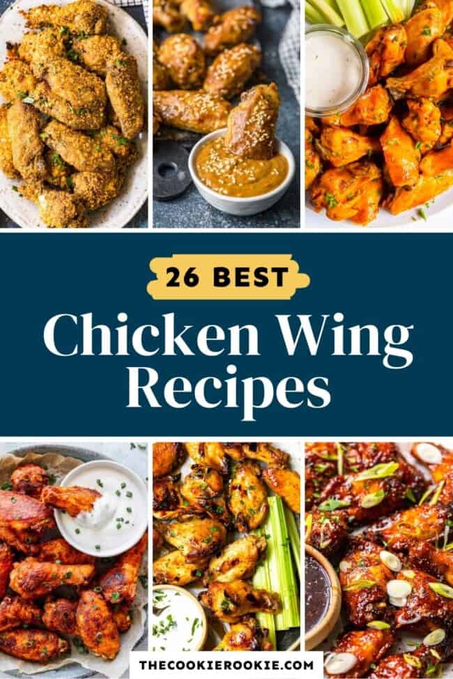 26 Best Chicken Wing Recipes - The Cookie Rookie®