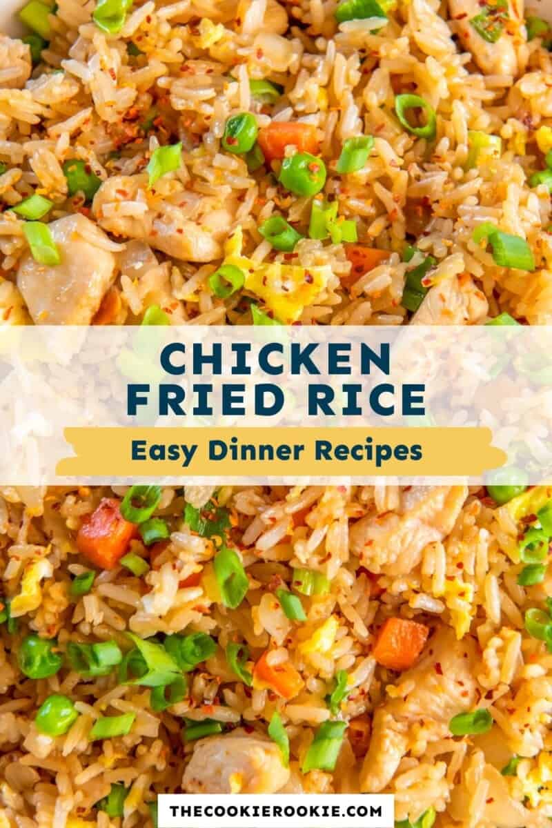 chicken fried rice pinterest