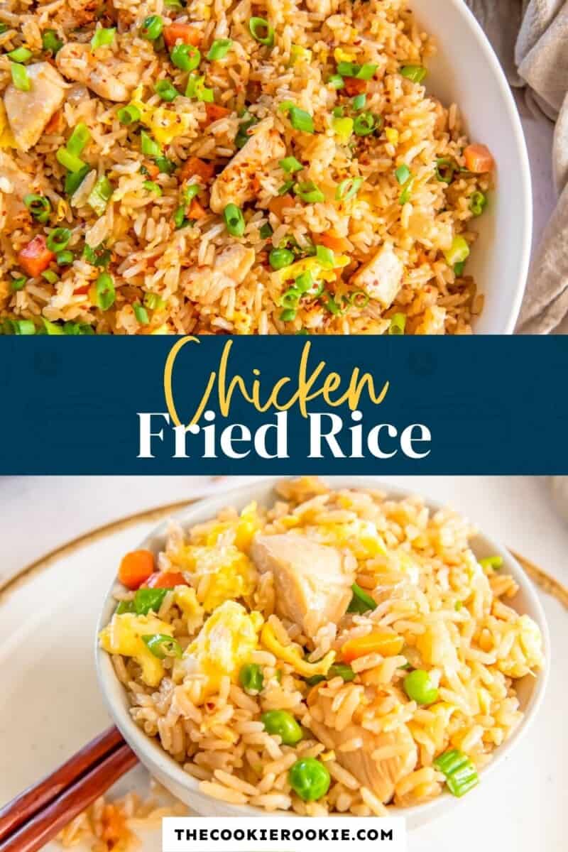 chicken fried rice pinterest
