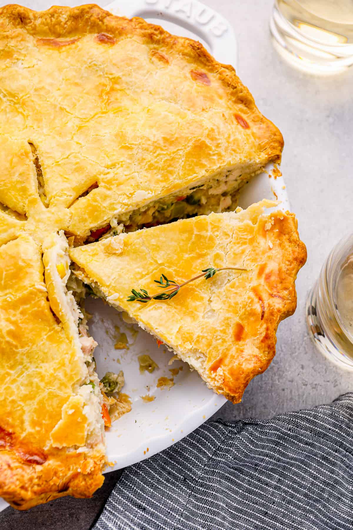 Classic Chicken Pot Pie {Flaky Crust!} - Dinner, then Dessert