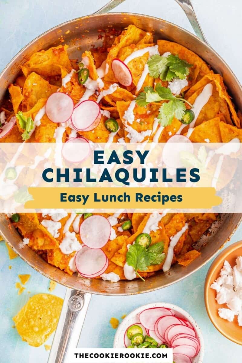 Easy Chilaquiles Pinterest