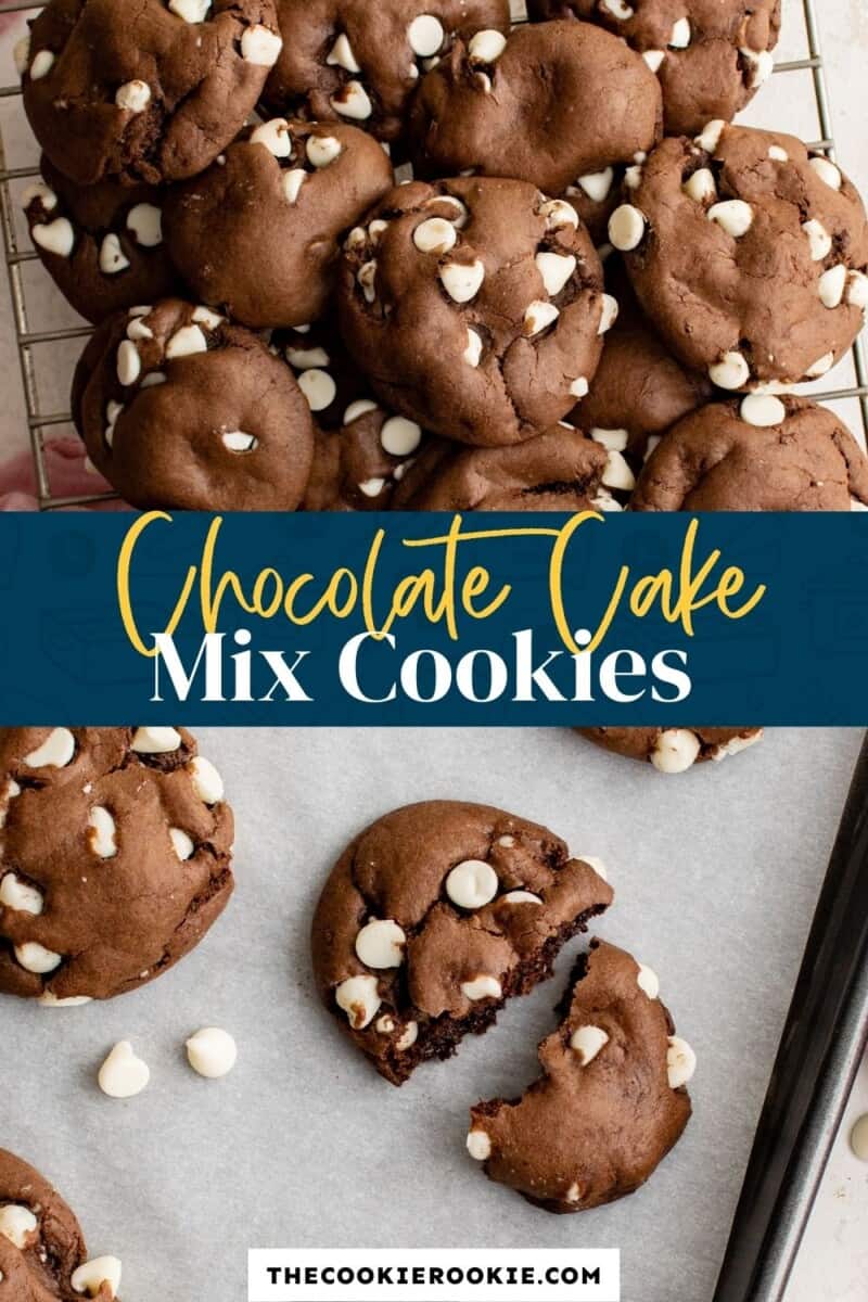 chocolate cake mix cookies pinterest.