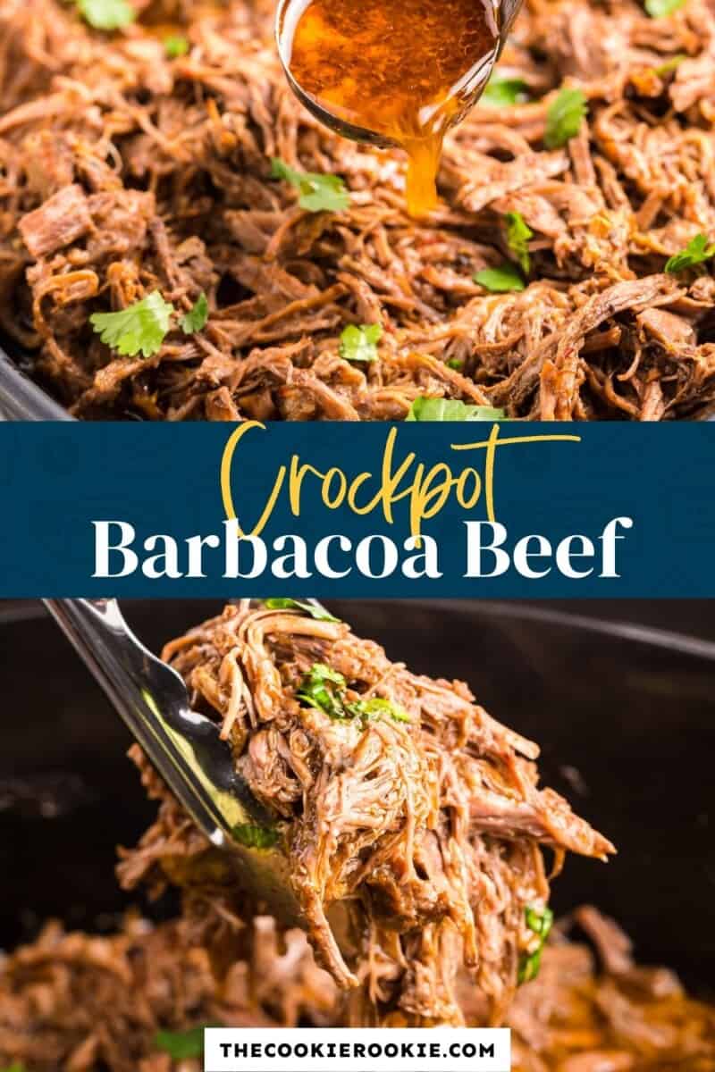 Crockpot Barbacoa Beef Recipe - The Cookie Rookie®