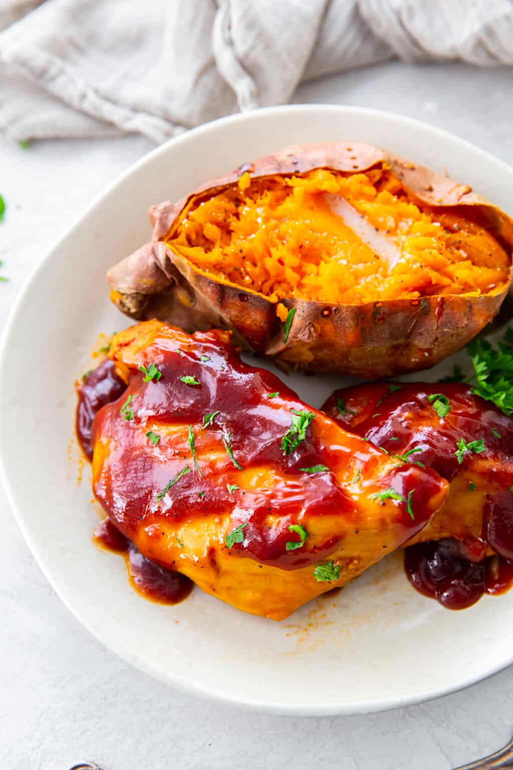 Crockpot BBQ Chicken - The Cookie Rookie®