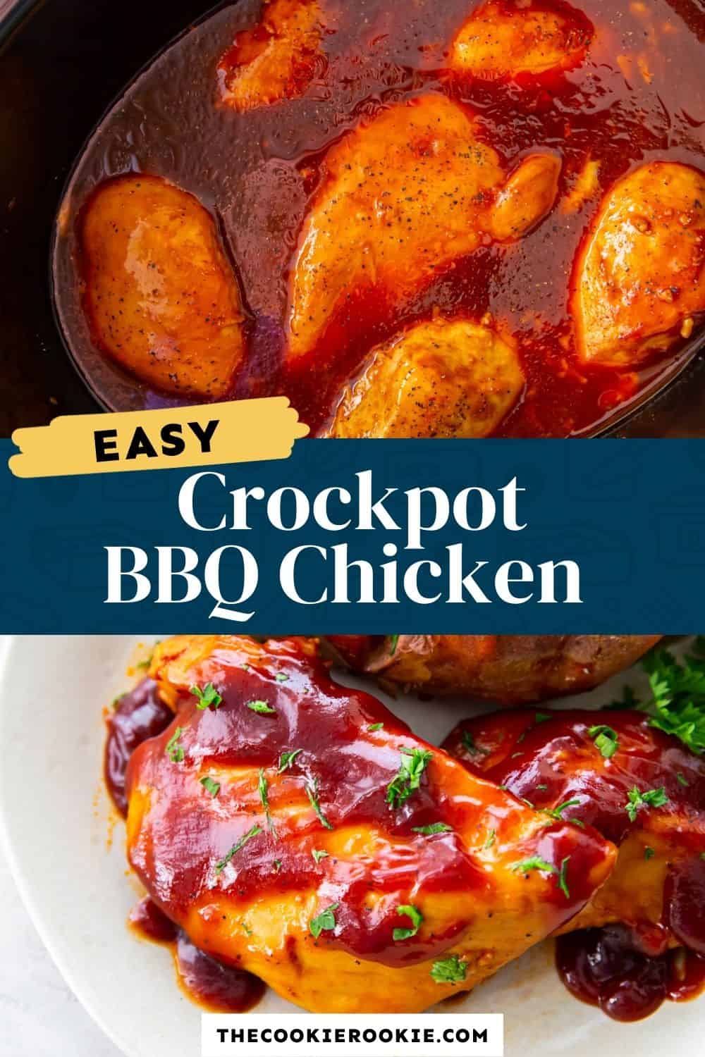 Crockpot BBQ Chicken The Cookie Rookie®