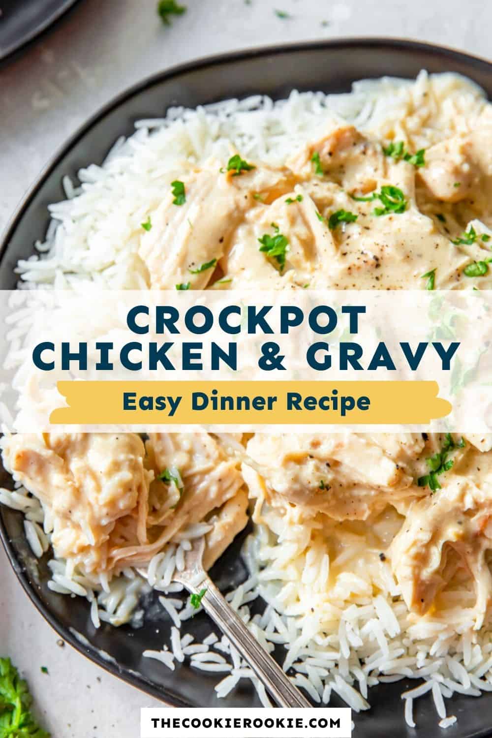 Crockpot Chicken and Gravy Recipe The Cookie Rookie®