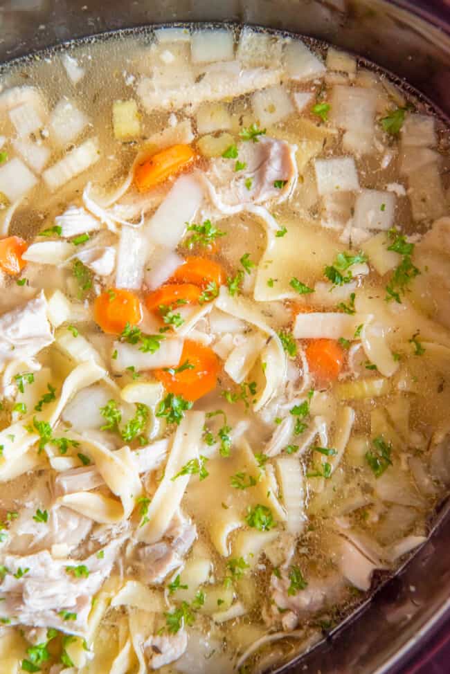 Crockpot Chicken Noodle Soup Recipe The Cookie Rookie®