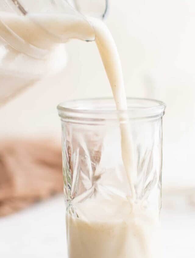 featured homemade oat milk