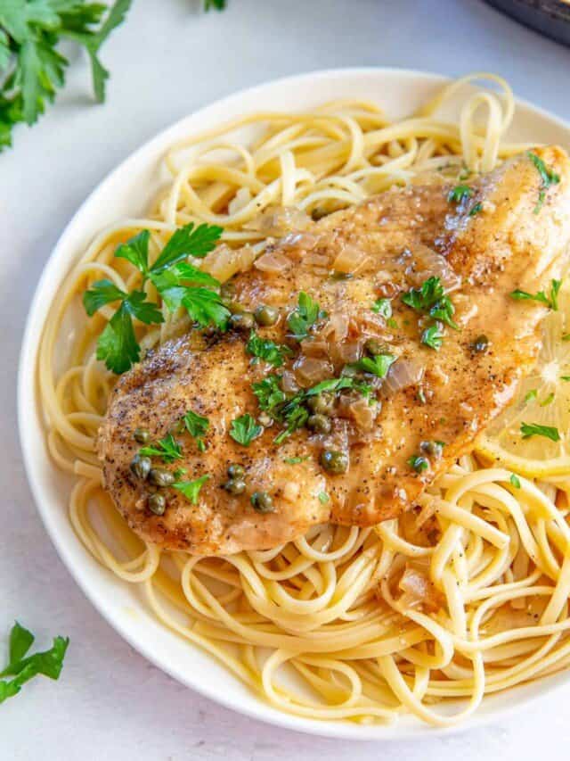 Chicken Piccata Story - The Cookie Rookie®