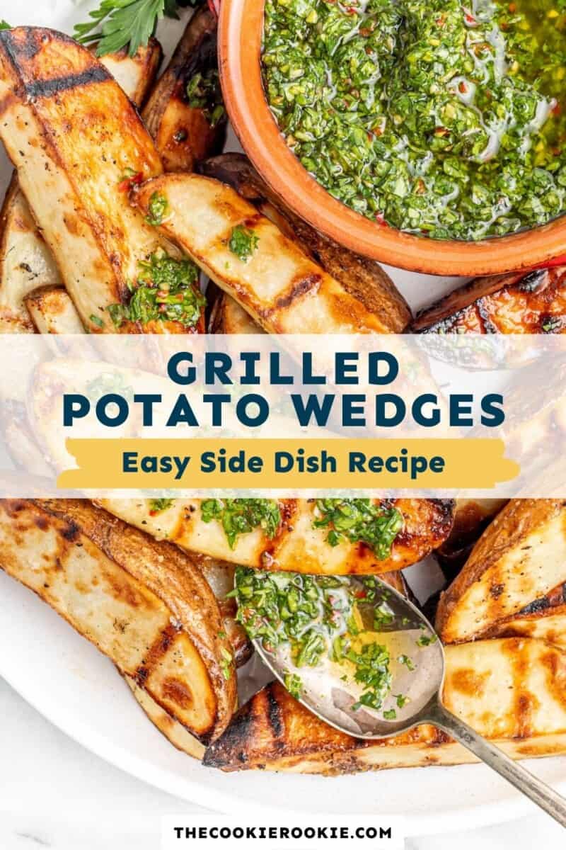 grilled potato wedges with chimichurri pinterest.