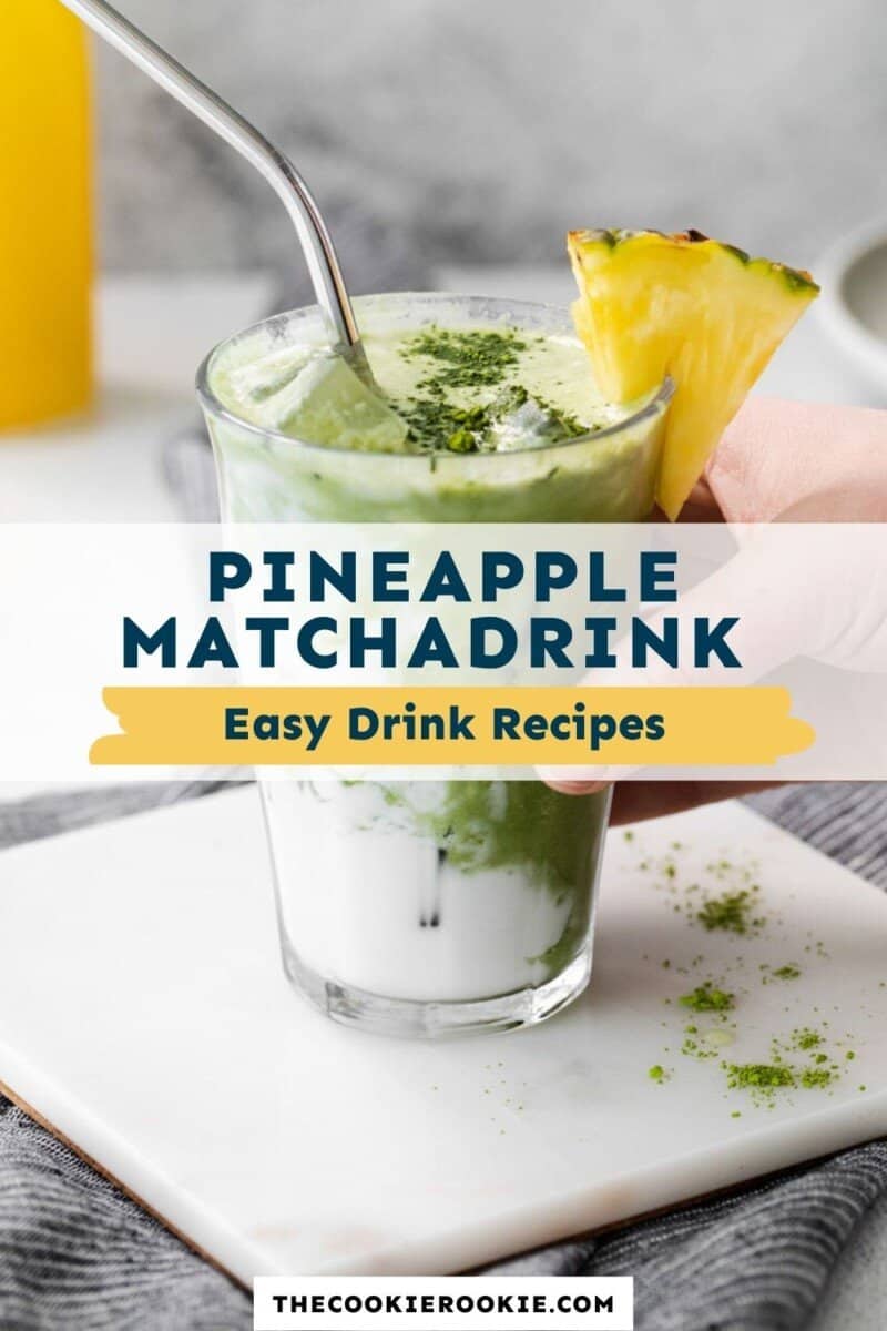 pineapple matcha drink pinterest.