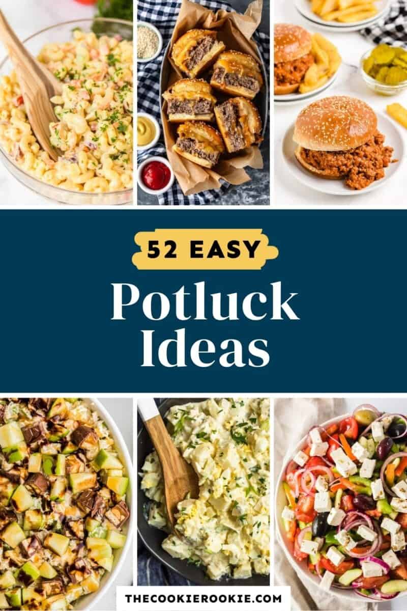 easy potluck ideas and dishes