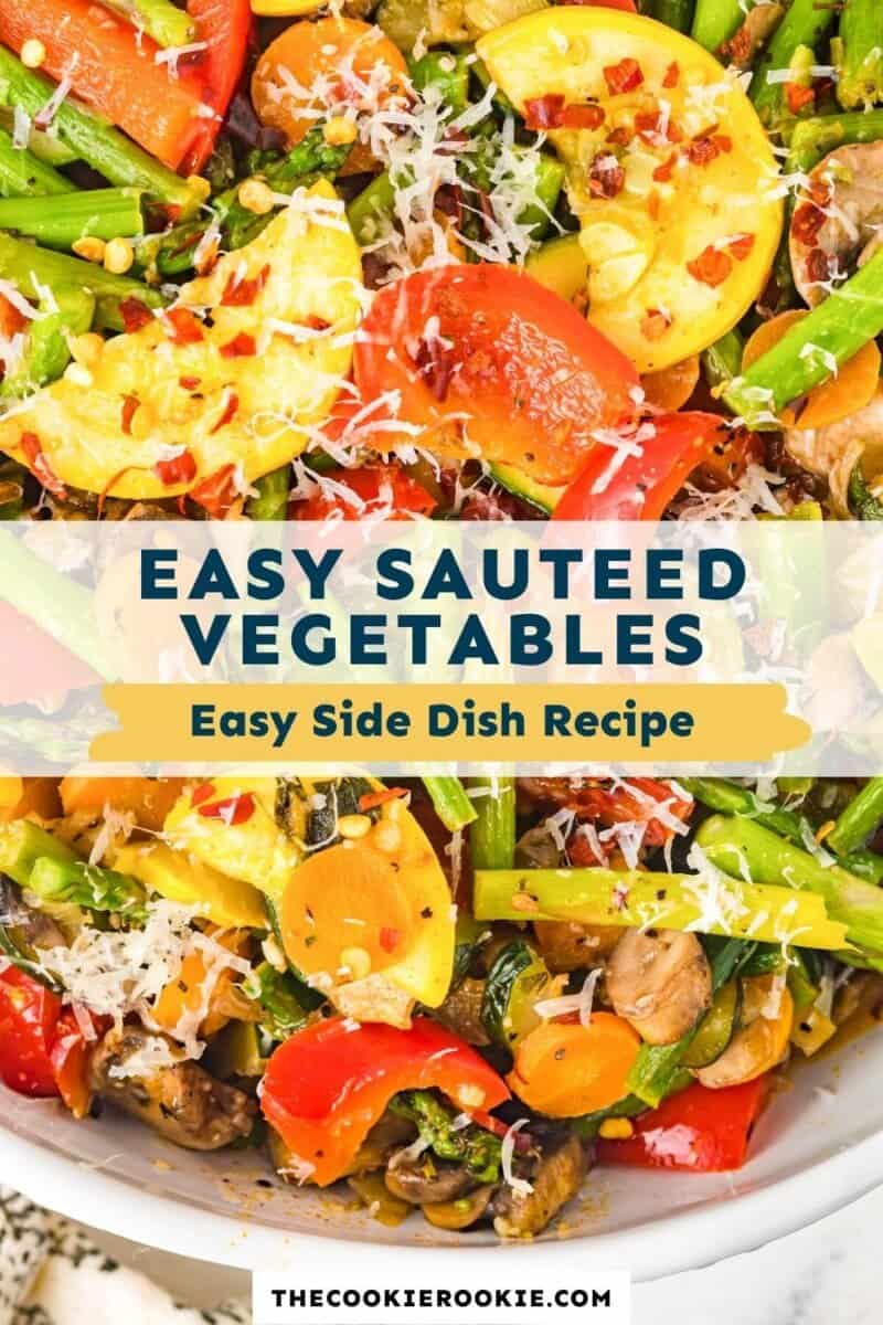 Sautéed Vegetables Recipe - The Cookie Rookie®