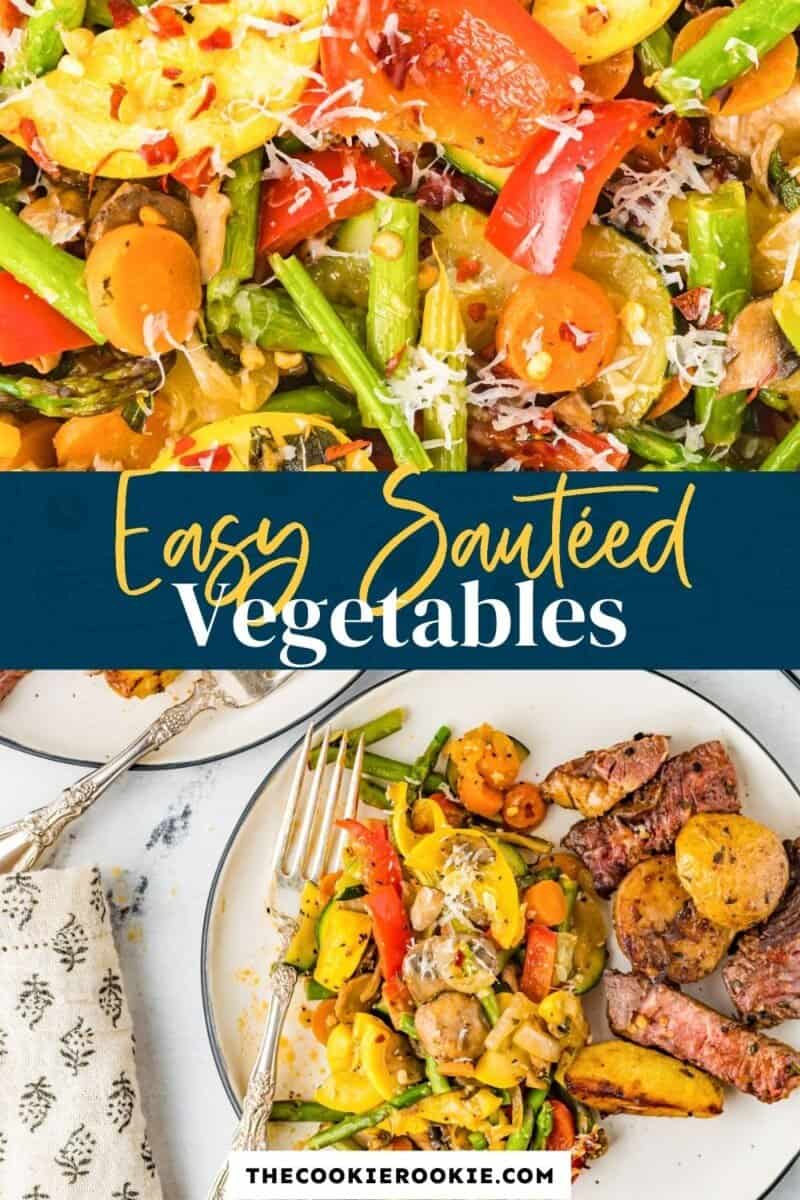 sauteed vegetables pinterest