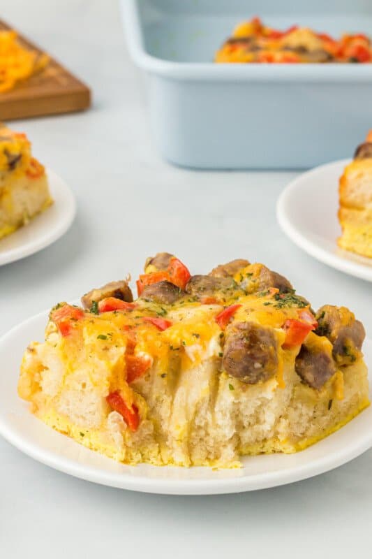 Biscuit Breakfast Casserole Recipe - The Cookie Rookie®