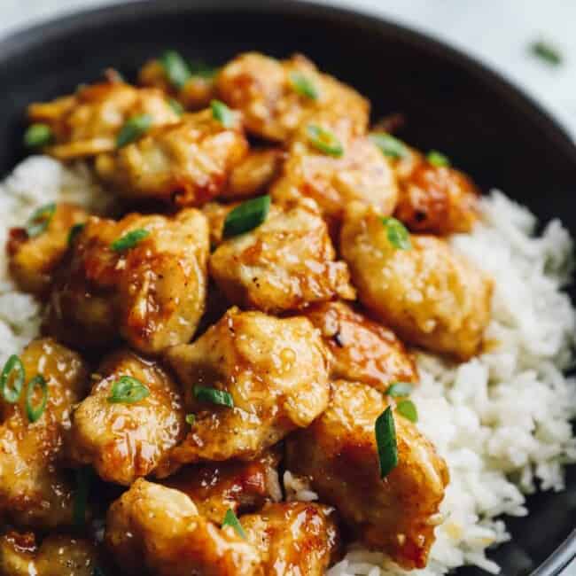 featured honey chicken.