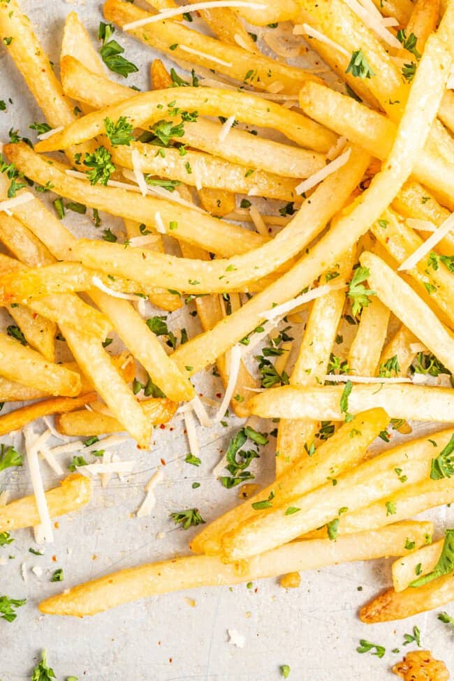 Garlic Parmesan Fries Recipe The Cookie Rookie®