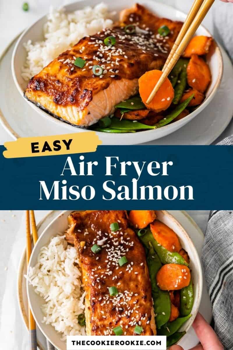 air fryer miso salmon pinterest.