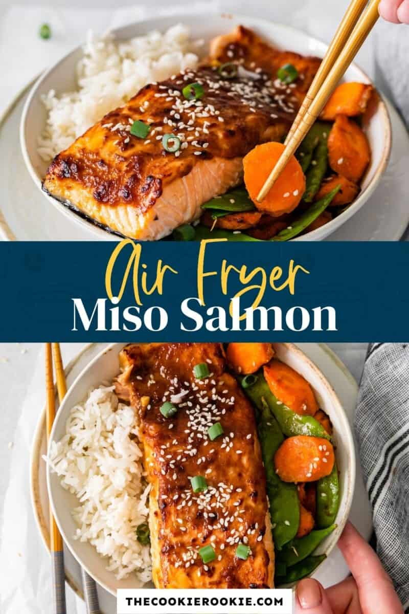 air fryer miso salmon pinterest.