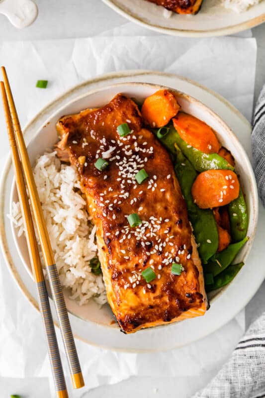 Air Fryer Miso Salmon Recipe - The Cookie Rookie®