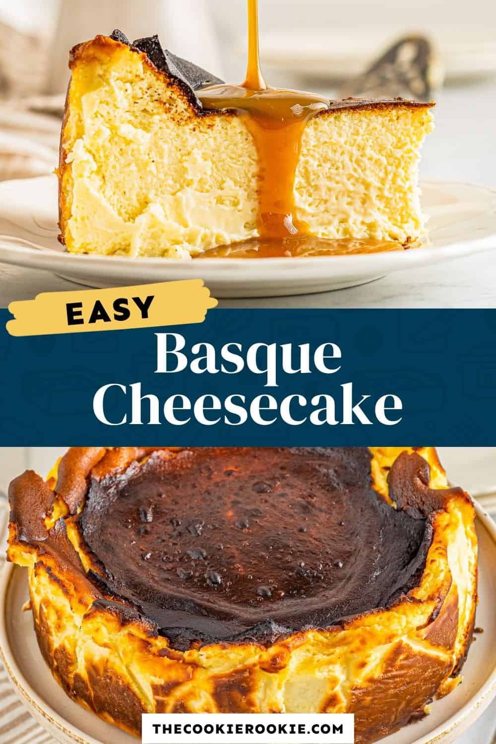 Basque Cheesecake Recipe - The Cookie Rookie®