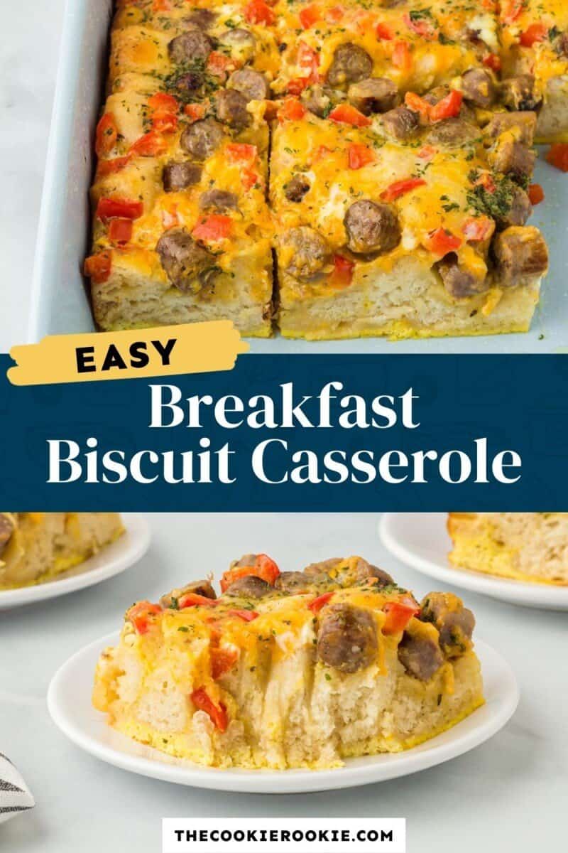 biscuit breakfast casserole pinterest.